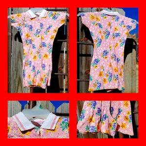 *VNTG* IN DESIGN sz 4 shorts romper